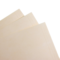 Haute qualité lettre taille papier Document PP plastique marron 1/3 coupe Manille dossiers de fichiers pour école bureau papeterie fichier
