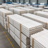 Tuyau électrique en PVC blanc de qualité industrielle pour le routage de câbles et les solutions de câblage d'infrastructure, norme DIN