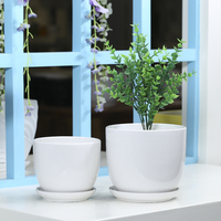 Pot de fleurs en céramique personnalisé pour table, à prix abordable