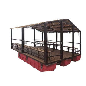 Nuevo Diseño de Casa Flotante con Pontón de HDPE Tipo Cápsula Espacial para Remodelación de <span class=keywords><strong>Restaurante</strong></span> Flotante u Hotel en Zona Tropical - Product Image 4