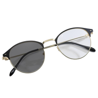 Gafas Fotocromáticas Retro para Hombre 2026, Diseño Sólido, Cambio de Color, Anti Luz Azul, Montura para Miopía, Venta al Por Mayor