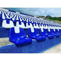 Sièges universels en plastique pour spectateurs, utilisation en stade sportif