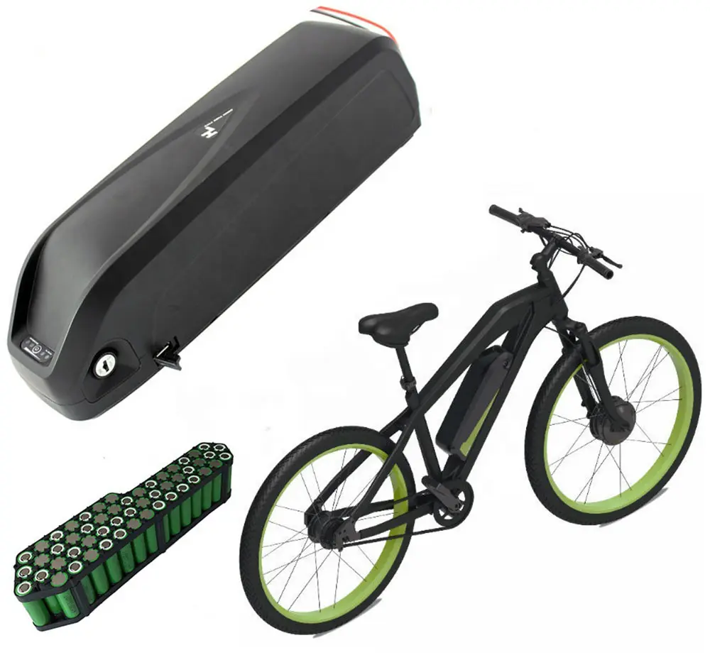 Yazo shark bateria de reposição para bicicleta, 36v, 20ah, li-ion, bateria ebike, personalizada, 18650 36v, bateria de lítio elétrica