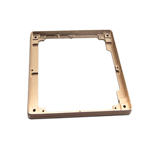 Nhà Máy Tùy Chỉnh Hợp Kim Nhôm Chuyển Đổi Bảng Điều Chỉnh Khung Anode Vàng Phun Cát Vẽ Ánh Sáng Chuyển Đổi Nhà Ổ Cắm Bảng Điều Chỉnh - Product Image 3