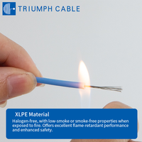 Câble Triumph UL3173 isolé XLPE, cuivre étamé, faible émission de fumée, sans halogène, pour tableau de commande, appareillage électrique, équipement industriel