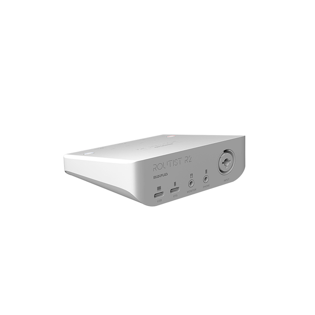 Midiplus R2 1in2out Audio Interface External USB Sound Card Special Recording Set for Mobile Phone & Notebook Live Broadcast