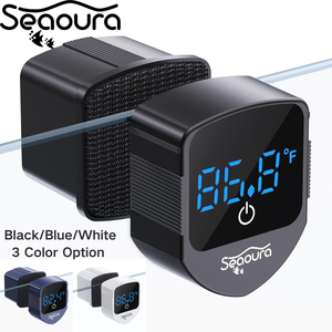 Limpiador Magnético para Acuarios SEAOURA SR-520 con Termómetro Digital para Peceras de Vidrio, Monitor de Temperatura Flotante de Fácil Uso - Product Image 2