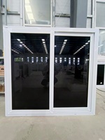 Fenêtres coulissantes modernes en PVC UPVC pour villa, appartement, balcon, hôtel, projet avec verre insonorisé