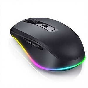 <span class=keywords><strong>Seenda</strong></span> Kabellose Wiederaufladbare LED-Hintergrundbeleuchtete Optische Sensor-Maus 2,4G USB Ergonomisches Design Rechtshänder-Laptop-Maus Leise und Unauffällig - Product Image 3