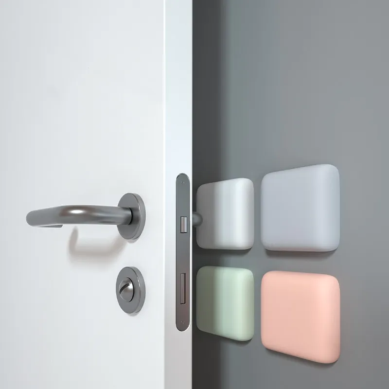Door Stopper Wall Protector Silicone Door Knob Door Handle Bumper with Strong Self Adhesive Sticker stoppers Wall Protecter