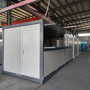 Oficina en Contenedor de 20 pies, Casa Móvil Plegable Prefabricada, Casa Contenedor de Acero Portátil para Sala de Estar, Tienda Móvil con Panel Sándwich - Product Image 6