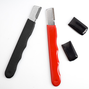 Guest Quality Knife <b>Sharpener</b> 125Mm Ceramic Flat File For Kitchen Garden <b>Tools</b> Red Black - Product Image 2