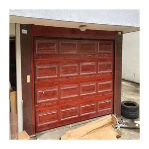 9x 8 otomatik garaj kapısı galvanizli çelik ve cam paneller ile fabrika doğrudan satış Villa kullanımı için