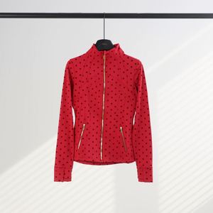 Chaqueta de Yoga para Mujer, Marca L, Edición Correcta, Estilo Definido, Doble Cremallera Dorada con Logotipo, Ropa Deportiva para Gimnasio y Fitness - Product Image 3