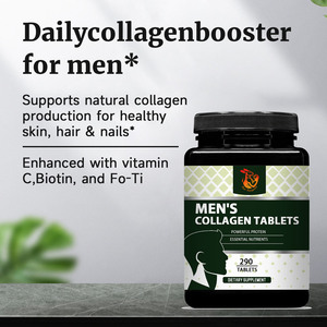 Tabletas de Colágeno Hidrolizado Premium para Hombres con Vitamina C, Biotina y Fo-Ti para la Elasticidad de la Piel, Vitalidad del Cabello y Salud de las Articulaciones - Product Image 3