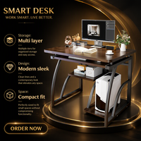 Mini bureau d'ordinateur de jeu pour bureau à domicile, petit bureau pour le personnel administratif