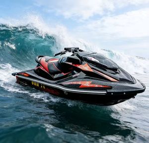 Yacht sportif de luxe en fibre de verre à essence 2200W, <span class=keywords><strong>jet</strong></span> ski 3,1m pour sports nautiques fluviaux, <span class=keywords><strong>patrouille</strong></span> et sauvetage |   Modèle Nouveau pour 2 Personnes - Product Image 6