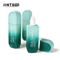 Nouvelle Arrivée Bouteille en Verre Vert Personnalisée avec Bouchon Compte-gouttes pour Diffuseur à Bâtonnets, pour Sérum de Soin de la Peau 100ml, Estampage Or, Sérigraphie