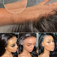 Mavis Precision 250 Density Remy Burmese Hair for Lace Full Lace Wig Baby Hair Pre Plucked Transparent Lace Glueless Kit-All