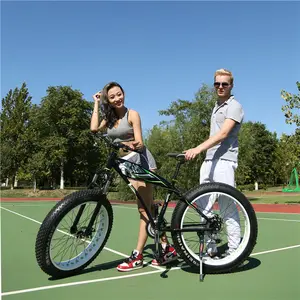 Bicicleta de Montaña eléctrica con ruedas grandes y gruesas, bici de montaña con nivel ancho