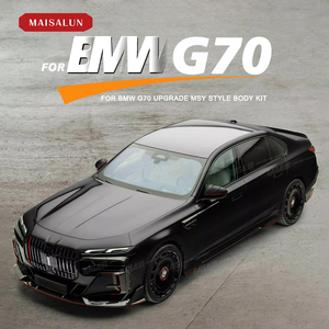 Kit carrosserie en fibre de carbone 2023 + <span class=keywords><strong>7</strong></span> série <span class=keywords><strong>G70</strong></span> pour BMW avec mise à niveau lèvre avant diffuseur arrière jupes latérales Spoiler Bodykit - Product Image 1