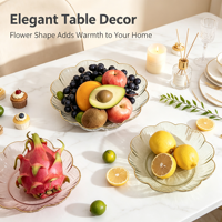Elegante Scandinavische stijl PET dienblad met gouden rand voor bruiloft, feest, cadeau, thuis, salontafel, snacks, noten, dessert, cake, fruitplateau