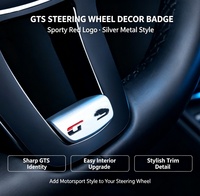 Autocollant d'emblème de volant pour VW R-Line GTS, décoration intérieure de voiture pour Passat Magotan Golf CC Sagitar