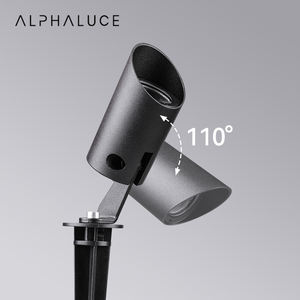 ALPHALUCE Éclairage de chemin noir moderne <span class=keywords><strong>Spot</strong></span> extérieur Paysage Ip67 Plante <span class=keywords><strong>Led</strong></span> Spike Light - Product Image 5