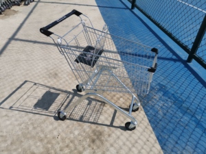 Wholesale Grocery Design Super <strong>Market</strong> Europe Style Shopping Trolleys <strong>Cart</strong> - Product Image 4