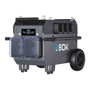 Estación de Energía Portátil ABOK de Alta Tensión con Entrada Solar de 7200W, Gran Capacidad de 9792Wh, LiFePO4, 2500W MPPT para Respaldo Industrial - Product Image 1