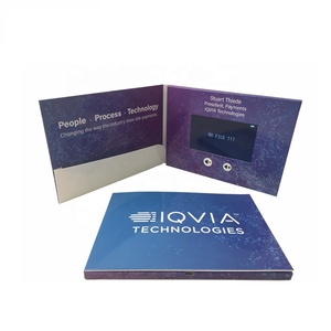 Cote In Kỹ Thuật Số 4.3 Inch A5 Video Tài Liệu Máy Nghe Nhạc Thẻ Với Pocket Đối Với Tờ Bướm Quảng Cáo - Product Image 1