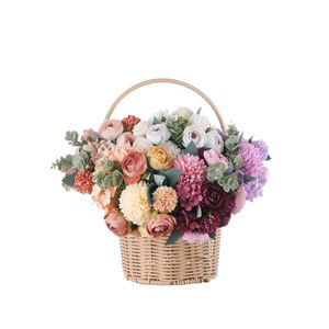 ดอกแรนนันคูลัสประดิษฐ์ CallaFloral ก้านเดี่ยว สีเหลือง สีแดงไวน์ สีส้ม สีขาวนวล สีม่วงอ่อน สำหรับตกแต่งภายในบ้าน - Product Image 5