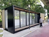 Maison conteneur de luxe préfabriquée modulaire à 2 étages, personnalisable, en acier galvanisé ISO9001, avec panneaux isolés insonorisés, pour supermarché