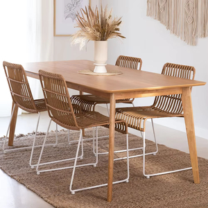 Bán Buôn Sang Trọng Hiện Đại Hình Chữ Nhật Bàn Ăn 6 Ghế Thiết Kế Đồ Nội Thất Phòng Khách Chất Lượng Cao Phòng Ăn Bàn Và Ghế - Product Image 2