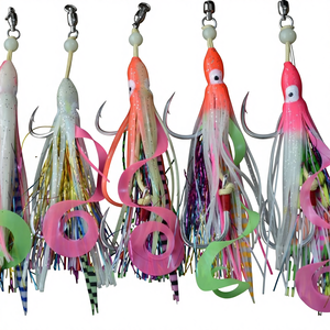 Hameçon double lumineux en plomb pour pêche en mer, modèle 019, avec ligne de pêche à l'octopus, fabriqué directement par Big Fish Factory - Product Image 1