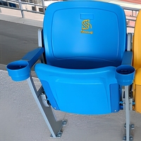 Siège de stade de qualité commerciale avec porte-gobelet pour événements extérieurs