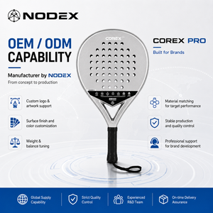Raquetas de Pádel con Cabeza de Control Extra, Personalizadas al por Mayor, OEM 2026, Forma Redonda Premium, Núcleo de Espuma EVA de Calidad Inigualable - Product Image 4