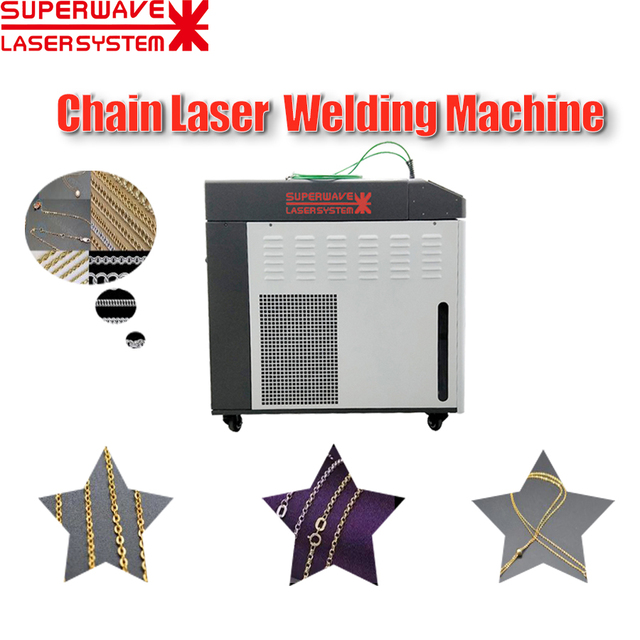 New Full Automatic Industrial Fiber Laser Chain Welding System for High Volume Metal Chain Production Line