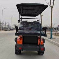Véhicule tout-terrain 5KW, voiturette de golf, buggy de plage, 4x4, 5-6 places, voiturette de golf électrique surélevée, véhicule utilitaire de sécurité et de patrouille pour le camping
