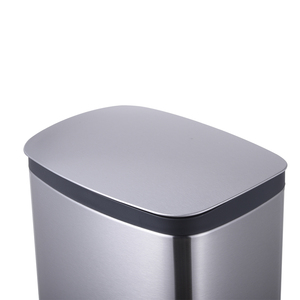 Poubelle de salle de bain en métal, poubelle pour cuisine, couvercle à fermeture douce, poubelle intérieure rétro, 5L WBS139 - Product Image 4