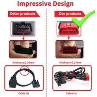 Araba tarayıcı KW830 ODB II evrensel teşhis aracı kontrol EOBD hata OBD2 kod okuyucu dizel pil Teste OBD otomatik motor arıza