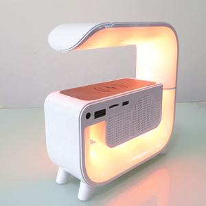Lonvel <span class=keywords><strong>Lampe</strong></span> de nuit intelligente avec haut-parleur BT, charge sans fil, nouvelle BT2301, petite <span class=keywords><strong>lampe</strong></span> de nuit, mini G G3 avec haut-parleur - Product Image 2