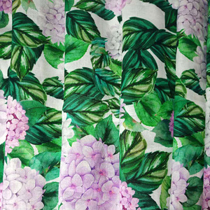 Tela de impresión Digital Floral de <span class=keywords><strong>lino</strong></span> Popular para ropa de niña - Product Image 4