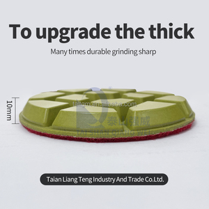 ไนลอนได้รับการสนับสนุนพื้นซีเมนต์รีไซเคิลใหม่100<span class=keywords><strong>ขัด</strong></span>พื้น Pad <span class=keywords><strong>ขัด</strong></span>2022 Mm 4นิ้วเพชรเรซิ่นบอนด์แผ่นขัดคอนกรีต - Product Image 5