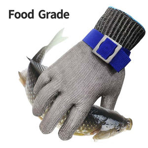 Gants résistants aux coupures en acier inoxydable de qualité alimentaire, gants métalliques en treillis métallique, gants de coupe au couteau <span class=keywords><strong>pour</strong></span> boucher de cuisine - Product Image 2