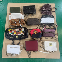 Sacs à main de luxe d'occasion en cuir PU de créateur, sacs de seconde main internationaux, lots mixtes de marques pour femmes et adultes, export en gros