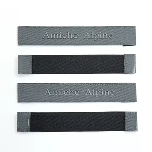 Tái Chế Tùy Chỉnh 3D Nổi Silicone Logo Dệt Nhãn Tag Cho Quần Áo Thiết Kế Thương Hiệu T-Shirt Hoodies Jersey Mũ May Kích Thước Thẻ - Product Image 4