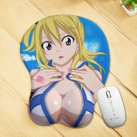 Tapis de souris en silicone personnalisables avec repose-poignet antidérapant, design sexy et esthétique