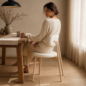 Sedia <span class=keywords><strong>da</strong></span> Pranzo in Acciaio al Carbonio Massiccio, Sedia <span class=keywords><strong>da</strong></span> Cucina per Casa, Sala <span class=keywords><strong>da</strong></span> Pranzo, Ristorante, Set Tavolo <span class=keywords><strong>da</strong></span> Pranzo - Product Image 2