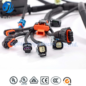 Harness Kabel Otomotif Kustom Bersertifikasi UL/CE/VDE, Perakitan Kabel Tahan Air dengan Konektor Tertutup untuk Sistem Mesin Mobil - Product Image 2